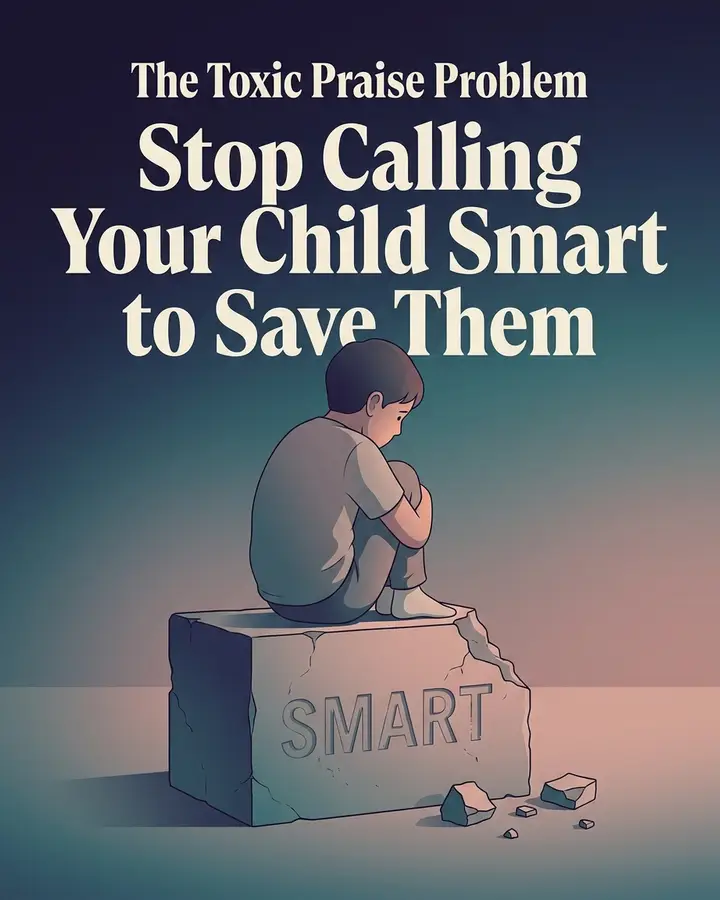 The Toxic Praise Problem: Stop Calling Your Child Smart to Save Them.